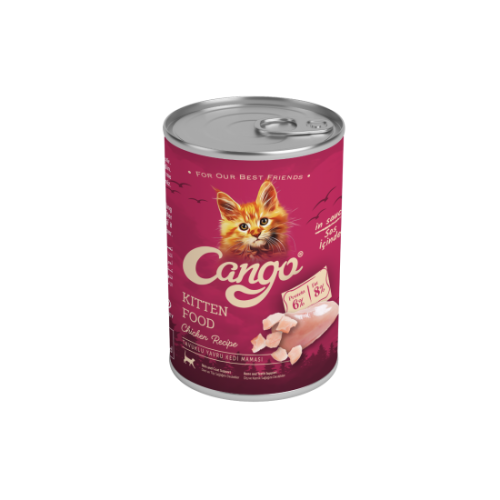 CANGO 415g Adult Wet Cat Food with Kitten Chicken*12