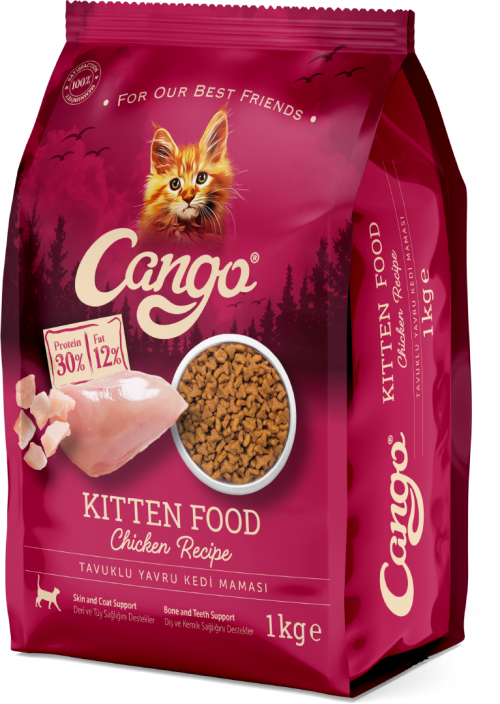 CANGO 1000 GR YAVRU KEDİ MAMASI TAVUKLU*16