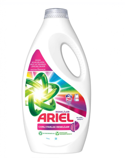 ARIEL LIQUIDE 1 595 ML COULEURS 29 LAVAGES*4