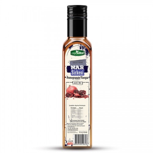 ASYA VİTAL 500 GR NAR SİRKESİ*12