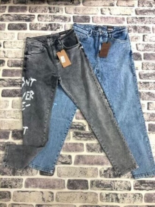 SLIMFIT PRINTED JEANS 1 PIECE
