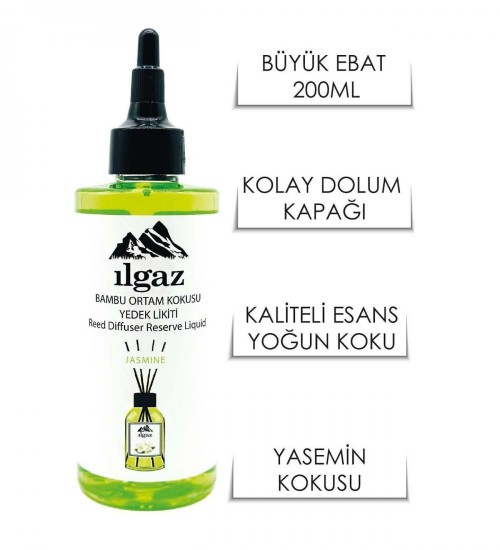 ILGAZ YEDEK LİKİT 200 ML YASEMİN*12