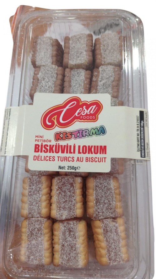 CESA 250 GR MİNİ PETİBÖR BİSKÜVİLİ LOKUM*24