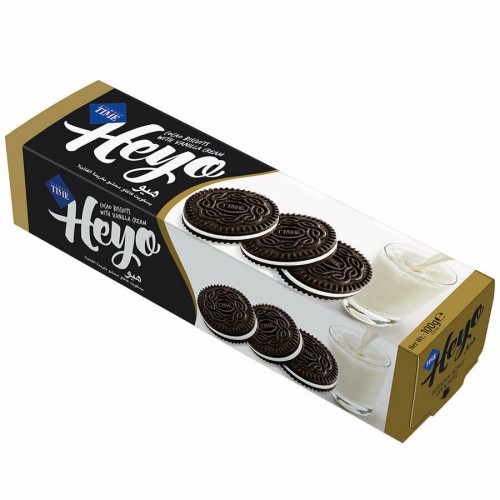 ÇİZMECİ TİME 100 GR HEYO KREMALI KAKAOLU BİSKÜVİ *24