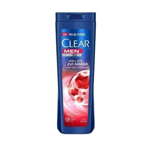 CLEAR 350 ML SHAMPOO FAST STYLE 2 IN 1*(MEN)*5