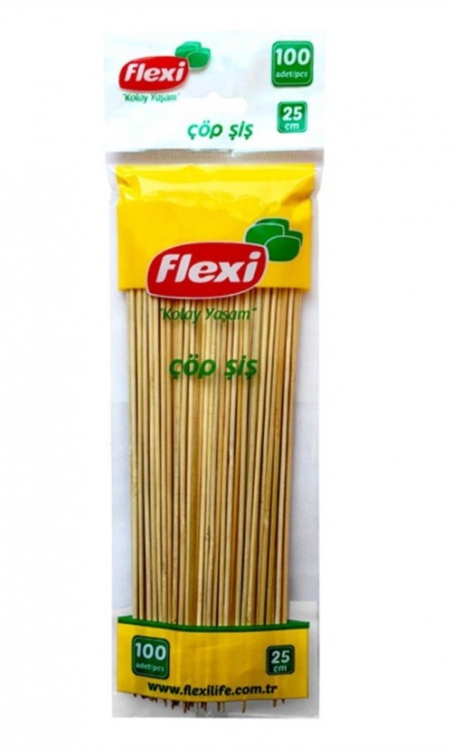 FLEXİ ÇÖP ŞİŞ 25cm 100'LÜ*50