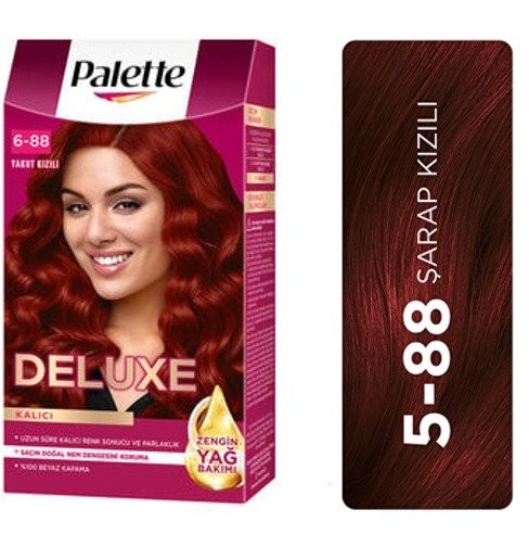 PALETTE DELÜXE (5-889) ŞARAP KIZILI*3