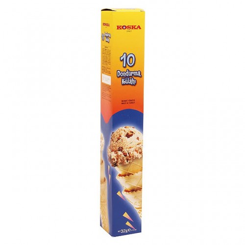 KOSKA CÔNE À CRÈME GLACÉE 32GR 10 LU * 24