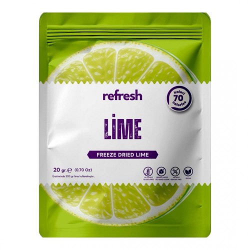 REFRESH FREEZE 20 GR KURUTULMUŞ LİME*12