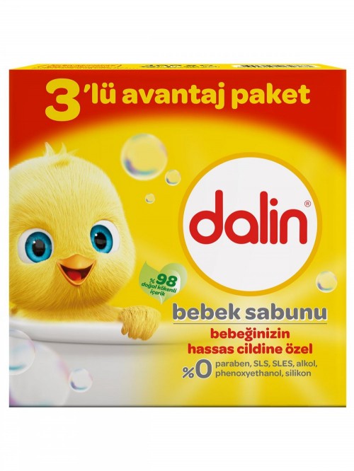 دالين صابون اطفال كلاسيك 3*100جرام*12
