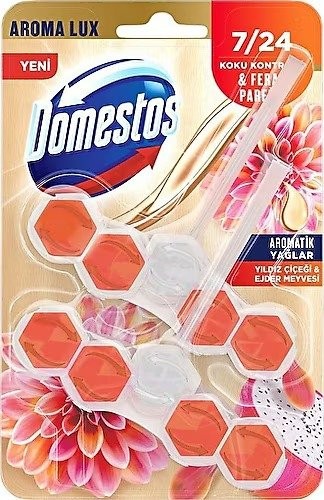DOMESTOS WC BLOK LÜX 100 GR 2 Lİ EJDER MEYVESİ*7