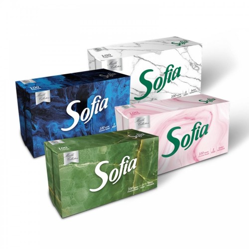 SOFİA KUTU MENDİL 100 LÜ*24