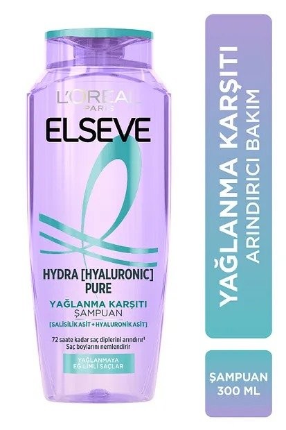 ELSEVE 300 ML ŞAMPUAN HYALURON PURE*6