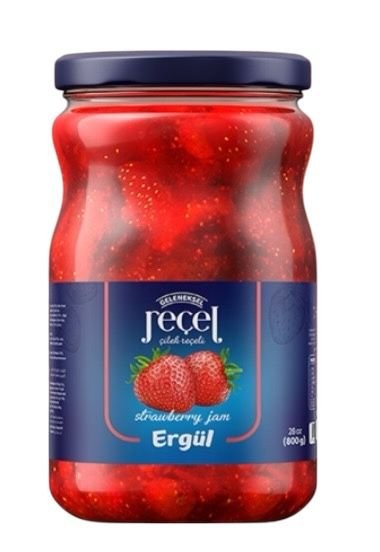 ERGÜL REÇEL 800 GR KAVANOZ ÇİLEK*9