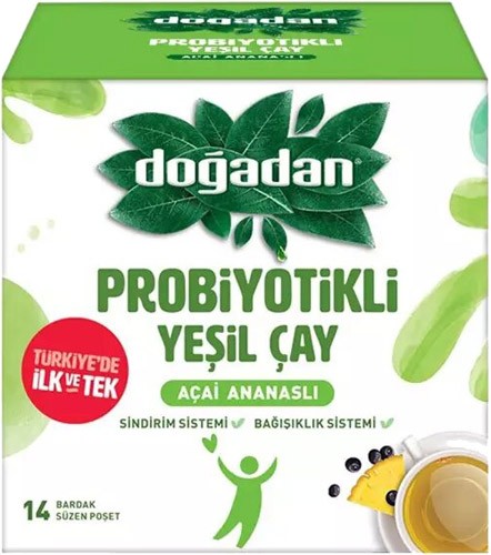 DOĞADAN PROBİYOTİK YEŞİL ÇAY AÇAİ ANANASLI*12