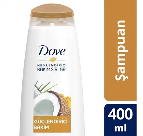 DOVE SHAMPOO 400 ML COCONUT STRENGTHEN*6