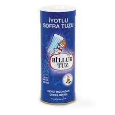 BİLLUR KARTON TUZLUK 250 GR*12