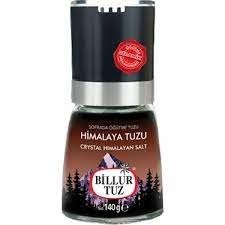 BİLLUR TABLE HIMALAYA GRINDING SALT 140 GR GLASS*6