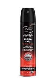 HOBBY SPRAY CHEVEUX 250 ML ULTRA PUISSANT CARBONE*12