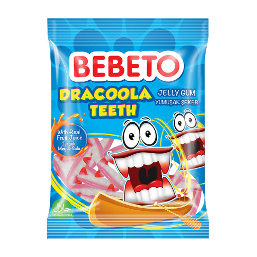 BEBETO 80 GR DRACOOLA TEETH*12