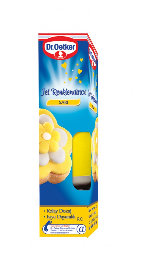 DR.OETKER RENKLENDİRİCİ SARI 10 GR*6