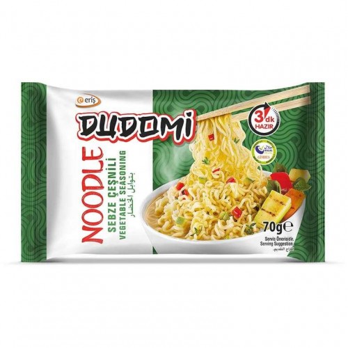 DUDOMİ NOODLE PACKAGE 70 GR VEGETABLE SEASONED*40