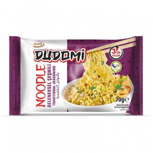 DUDOMİ NOODLE PACKAGE 70 GR TRADITIONAL FLAVORED*40