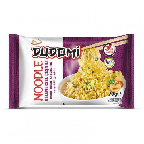 DUDOMİ NOODLE PAKET 70 GR GELENEKSEL ÇEŞNİLİ*40