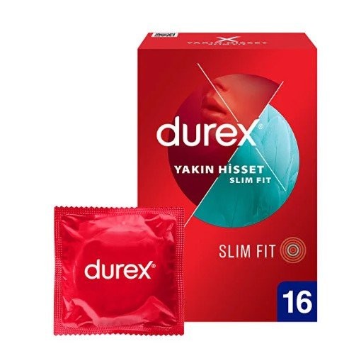 DUREX PREZERVATİF 16 LI YAKIN HİSSET SLİM FİT*6