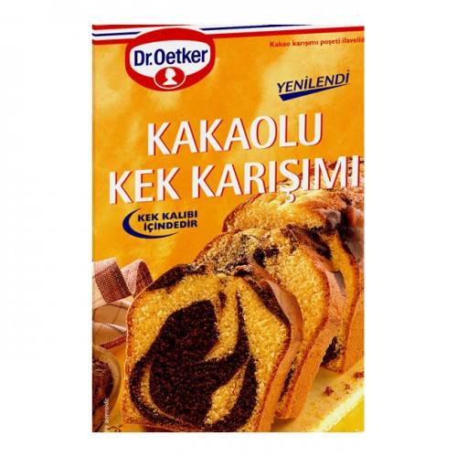 DR.OETKER MARBLE CAKE POWDER WİTH COCOA 350 GR*8