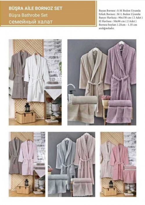 BÜŞRA FAMILY BATHROBE SET