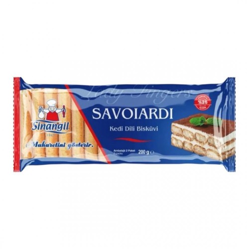SİNANGİL KEDİ DİLİ SADE BİSKÜVİ 200 GR*30