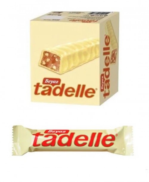 TADELLE 30 GR ÇİKOLATA BEYAZ FINDIKLI*20