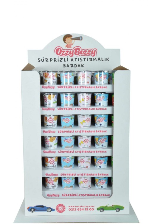 OZZY BOZZY SUPER.SNACK CUP MIXED STN*108