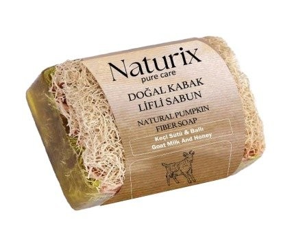 NATURİX 130 GR KABAK LİFLİ SAB.KEÇİ SÜT.BALLI*24