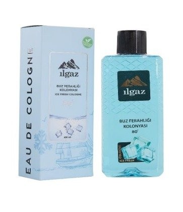 ILGAZ KOLONYA 400 ML BUZ FERAHLIĞI KUTULU*12