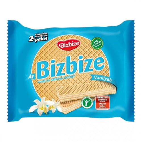 BİZBİZE 340 GR GOFRET SADE*12