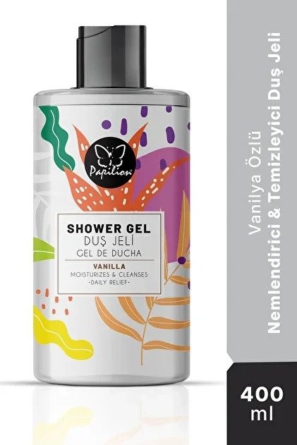 PAPİLİON DUŞ JELİ 400 ML VANİLYA*12