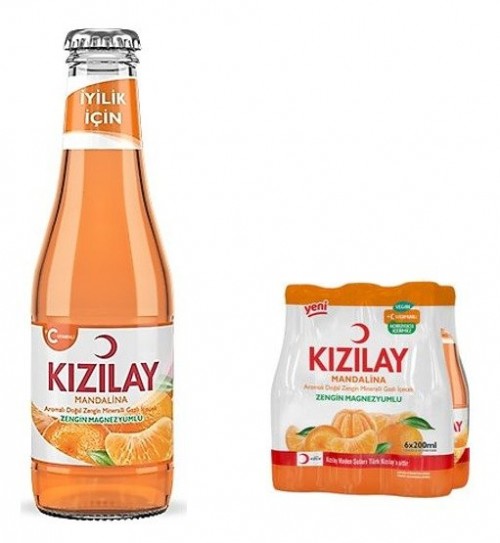 KIZILAY 200 ML MANDALİNALI*24