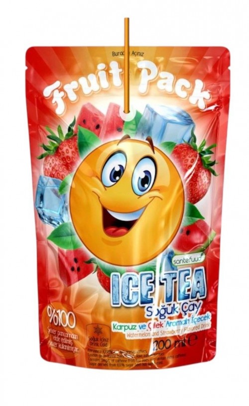 FRUİT PACK ICE TEA KARPUZ VE ÇİLEK ARM.200 ML*20