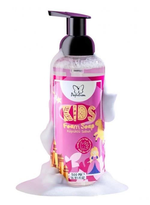 PAPİLİON 500 ML KÖPÜK SIVI SABUN PEMBE PRENSES*12