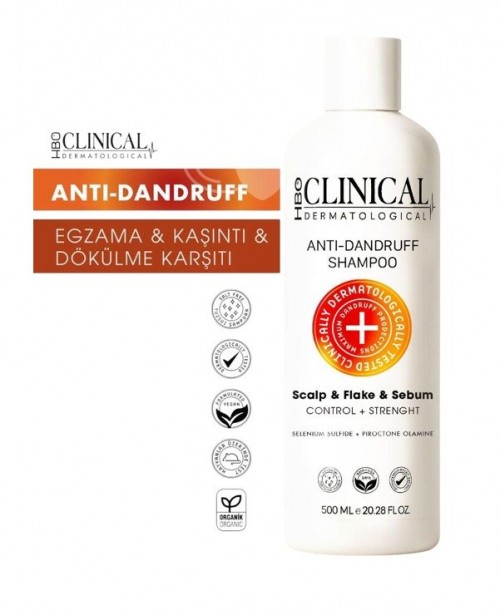 HBO CLINICAL 500 ML ŞAMP.ANTİ-DANDRUFF*15