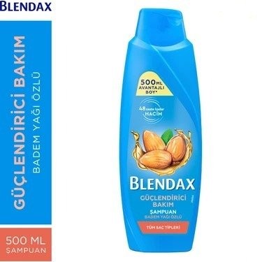 BLENDAX 500 ML ŞAMP. BADEM YAĞI ÖZLÜ*6