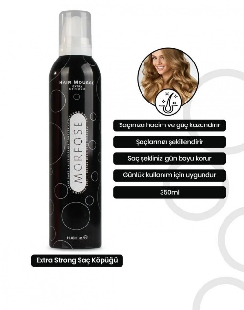 MORFOSE 350 ML SAÇ KÖP.ULT.STR.SİYAH*1