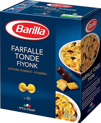 BARİLLA FARFALLE TONDE 500GR*9