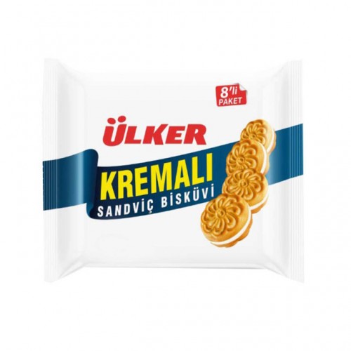 ÜLKER CREAMED BISCUIT 488 GR * 8