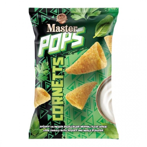 MASTER POPS CORNET.YOĞURT&MEVS.ARM.MISIR 110 GR*16