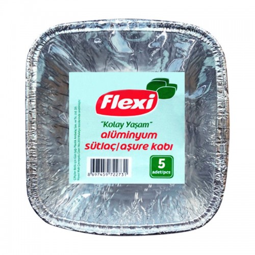 FLEXI ALUMINUM RICE PUDDING CONTAINER 5 PCS * 30