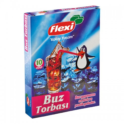 FLEXİ BUZ TORBASI 10'LU*40