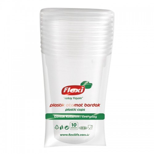 FLEXİ OTOMAT BARDAK 10'LU*240